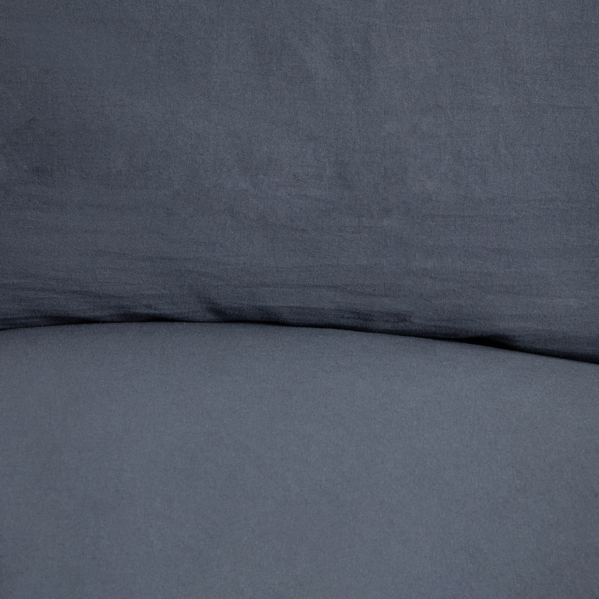 Set of Two MAISY Microfibre Grey Pillowcases 70x80 cm