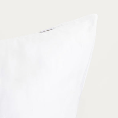 Set of Two MAISY White Microfibre Pillowcases 40x40 cm