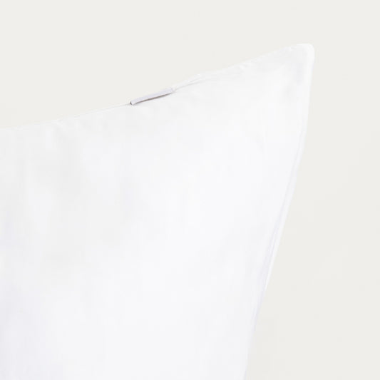 Set of Two MAISY White Microfibre Pillowcases 40x40 cm