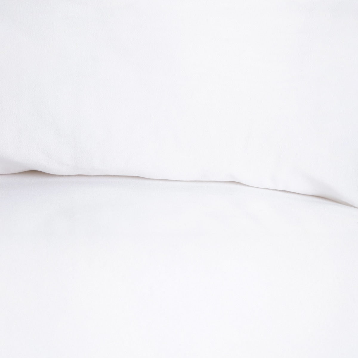 Set of Two MAISY White Microfibre Pillowcases 40x40 cm