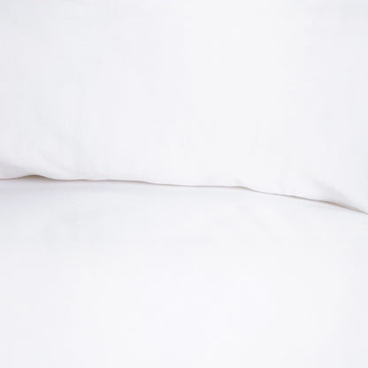 Set of Two MAISY White Microfibre Pillowcases 40x40 cm