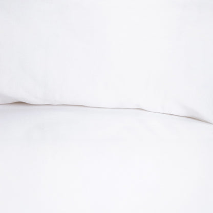 Set of Two MAISY White Microfibre Pillowcases 70x80 cm