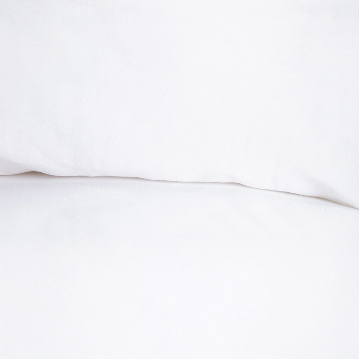 Set of Two MAISY White Microfibre Pillowcases 50x60 cm
