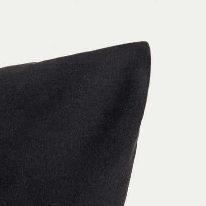 Set of Two MAISY Microfibre Black Pillowcases 70x80 cm