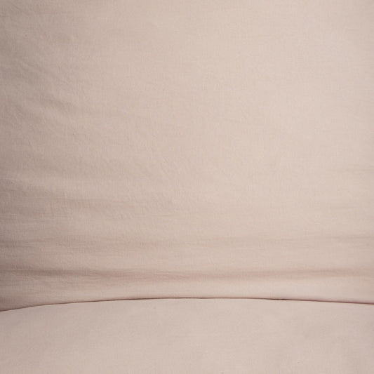 Set of Two MAISY Beige Microfibre Pillowcases 70x80 cm