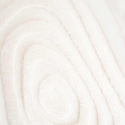 RAUL Fluffy Structured Pattern Ecru Blanket 150x200cm