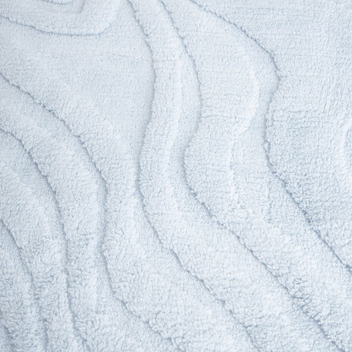RAUL Blue Fluffy Blanket with Structured Pattern 150x200cm