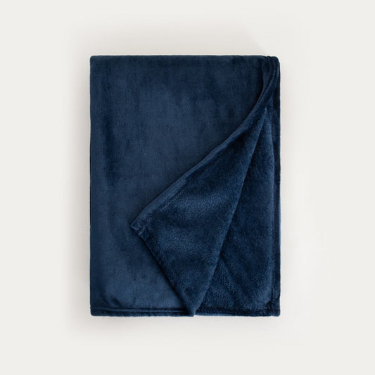 Koc ROTE Thick Blue Blanket 150x200 cm