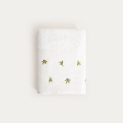 YORK Towel with Decorative Embroidery 50x90 cm