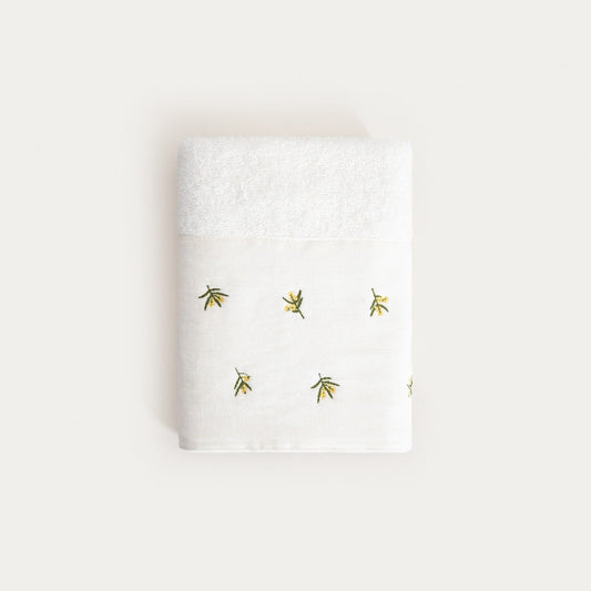 YORK Towel with Decorative Embroidery 50x90 cm