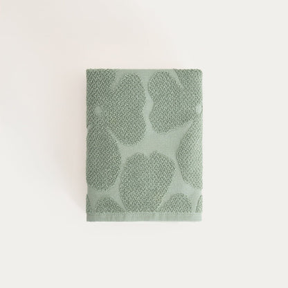 FLORES Pistachio Jacquard Towel 50x90 cm
