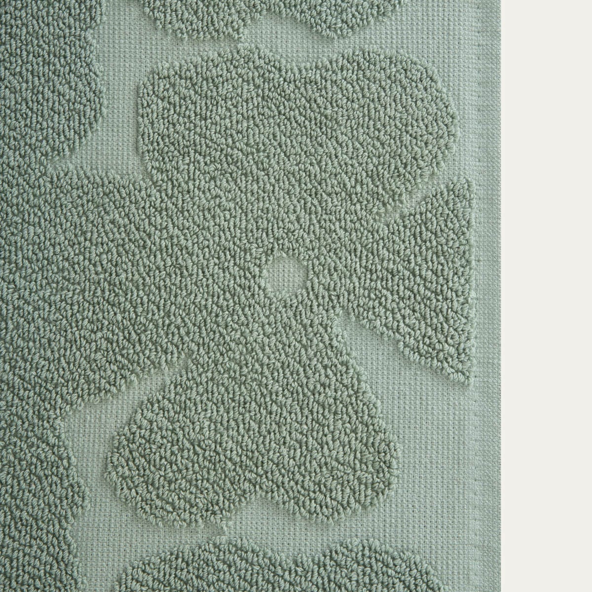 FLORES Pistachio Jacquard Cotton Towel 70x130 cm