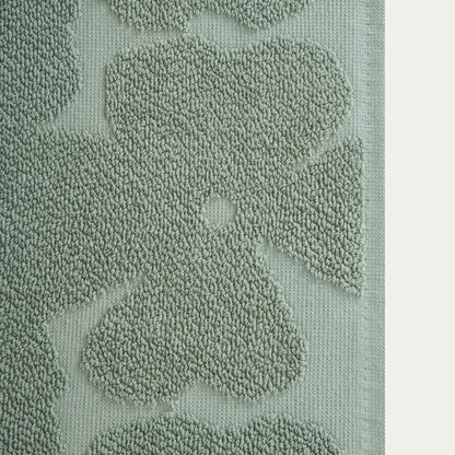 FLORES Pistachio Jacquard Cotton Towel 70x130 cm