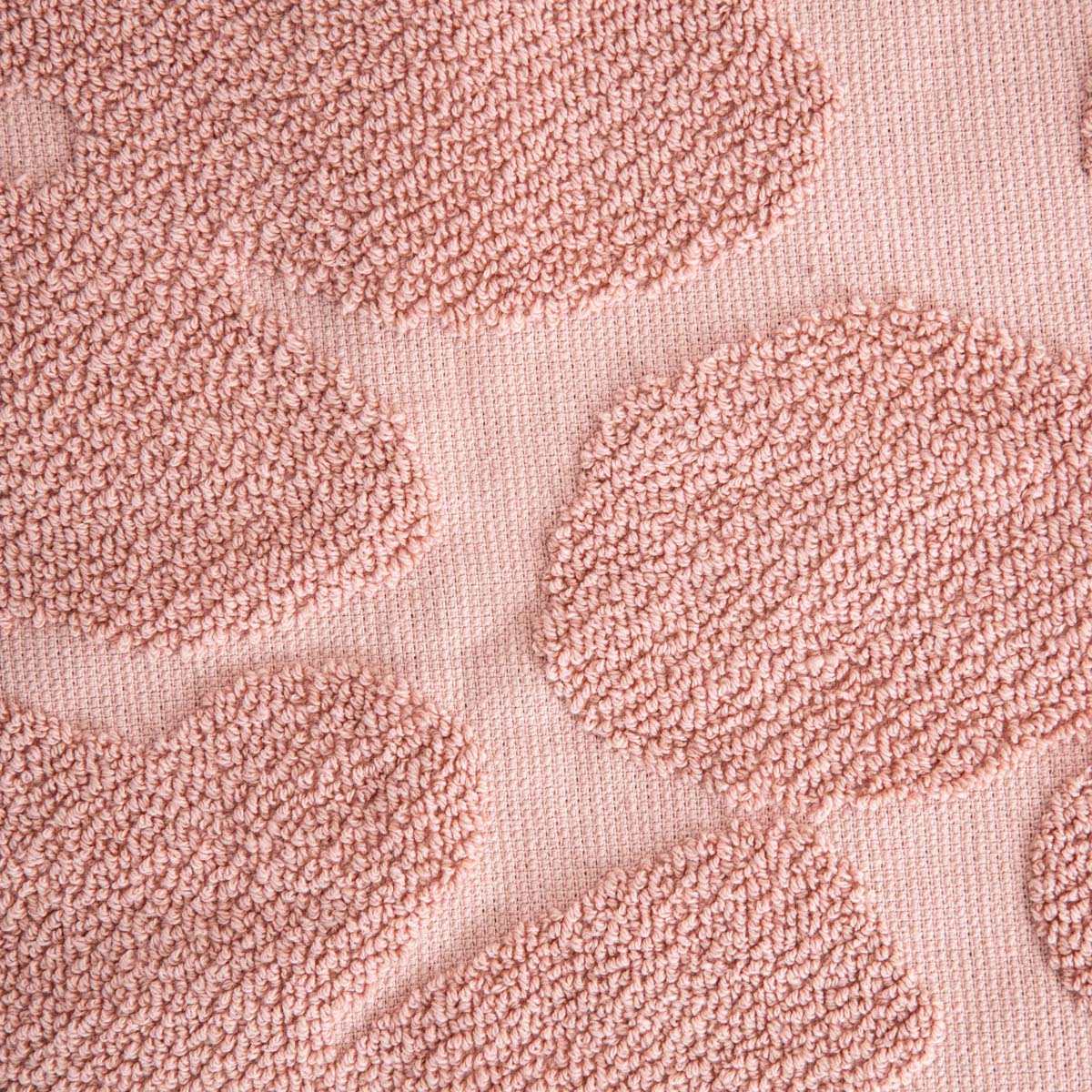 FLORES Pink Jacquard Cotton Towel 50x90 cm