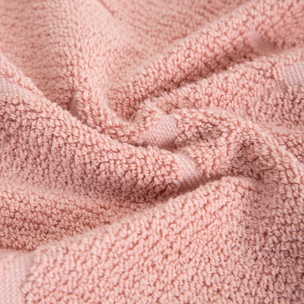 FLORES Pink Jacquard Cotton Towel 70x130 cm