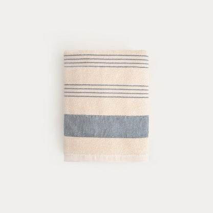 NEBO Blue Striped Cotton Towel 50x90 cm