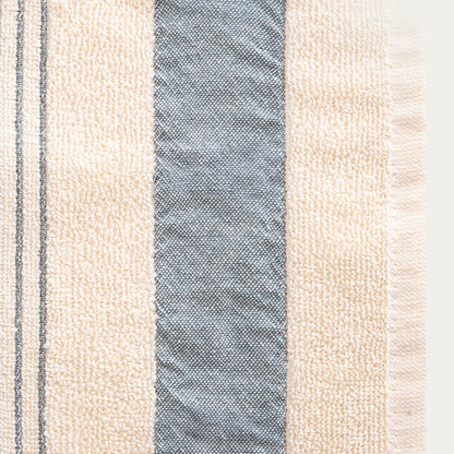 NEBO Blue Striped Cotton Towel 50x90 cm