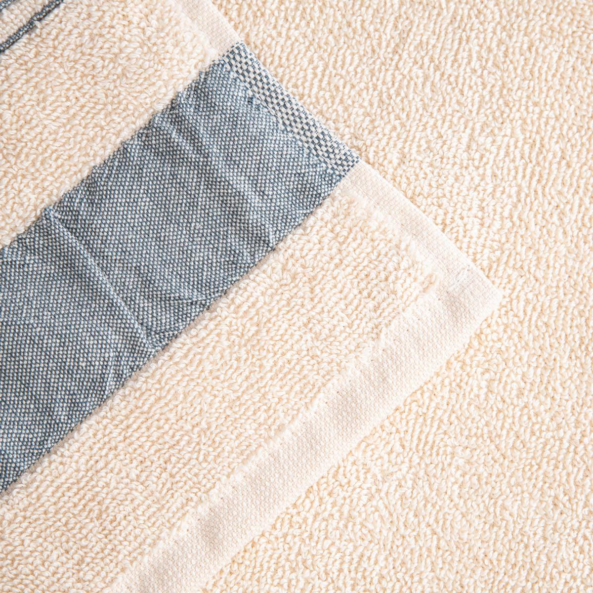 NEBO Blue Striped Cotton Towel 50x90 cm