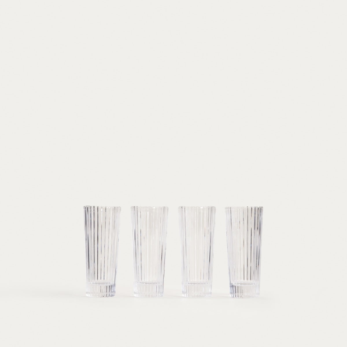 Set of vodka glasses Set of LYNN Fluted Vodka Glasses 0.05L