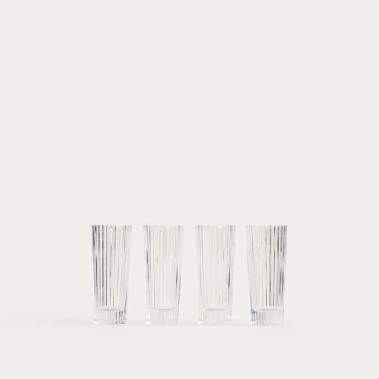 Set of vodka glasses Set of LYNN Fluted Vodka Glasses 0.05L