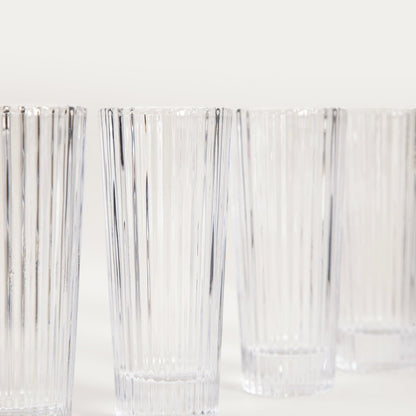 Set of vodka glasses Set of LYNN Fluted Vodka Glasses 0.05L