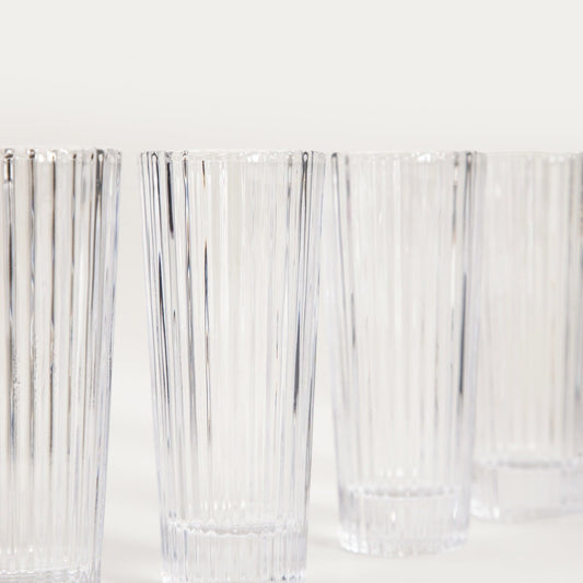 Set of vodka glasses Set of LYNN Fluted Vodka Glasses 0.05L