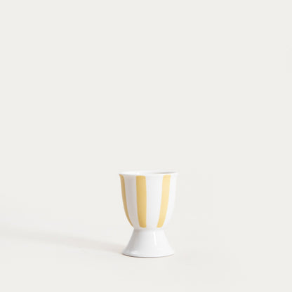 Glass LABRA Yellow Porcelain Egg Cup 7 cm