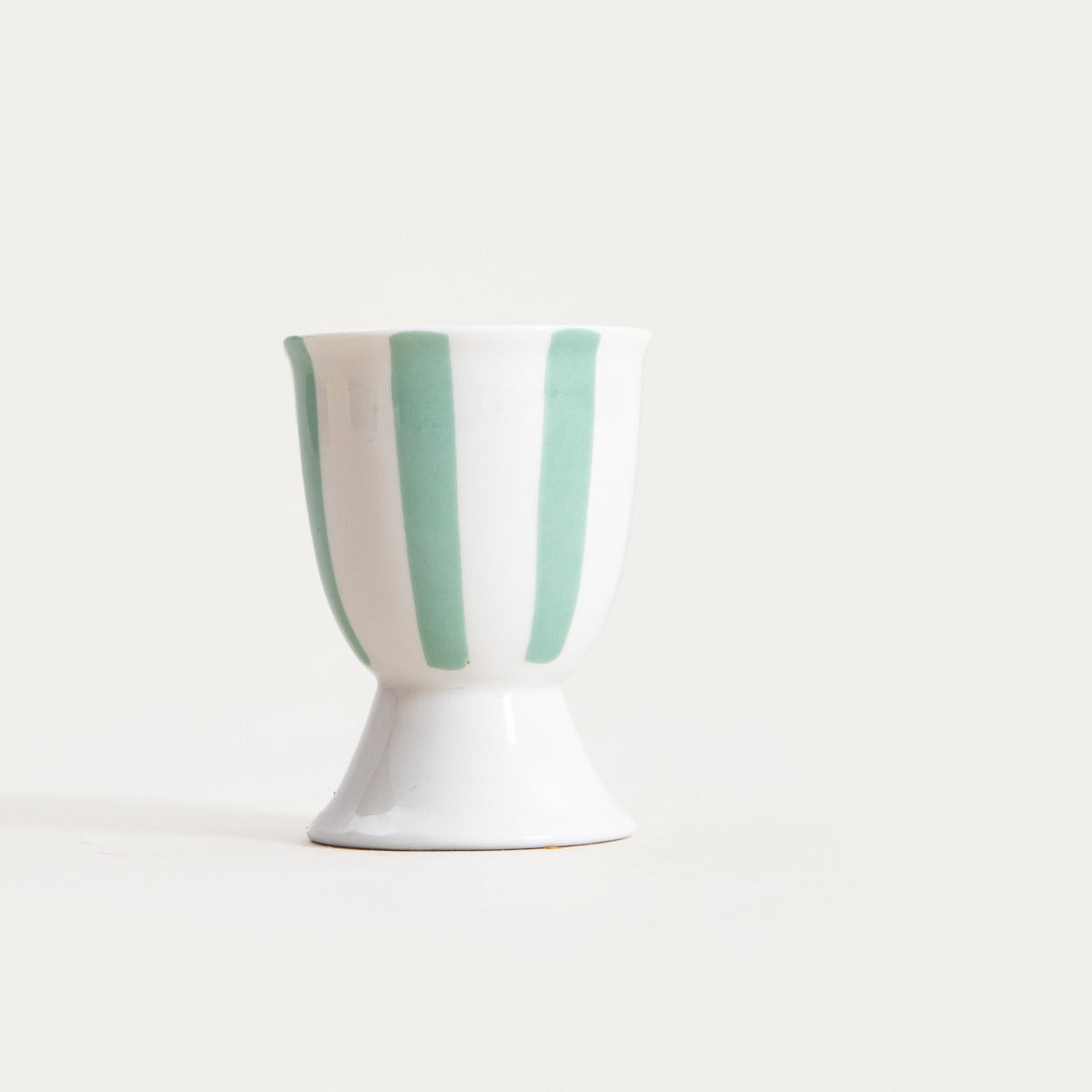 LABRA Blue Glass Egg Cup - Porcelain, 17x12x17cm