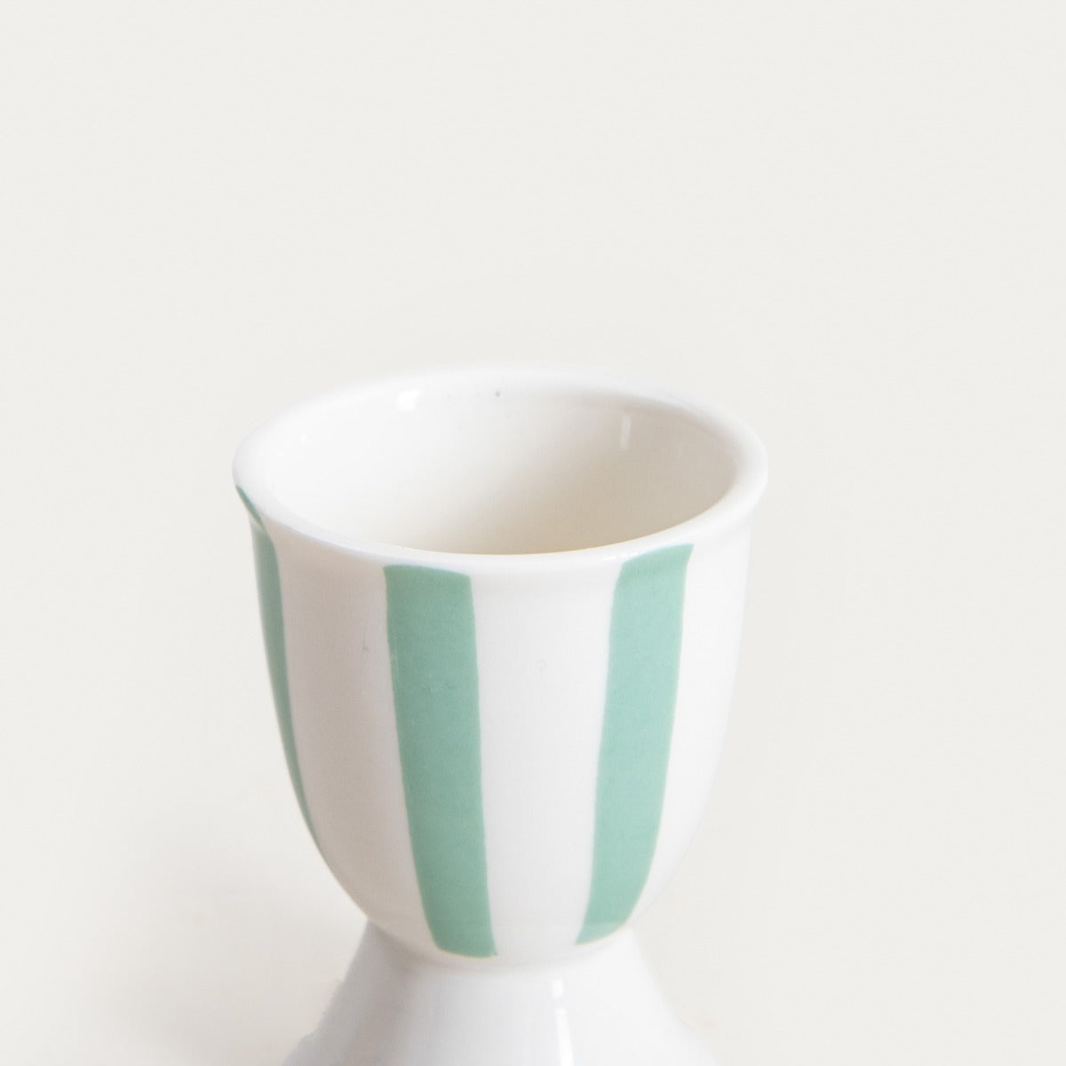 LABRA Blue Glass Egg Cup - Porcelain, 17x12x17cm