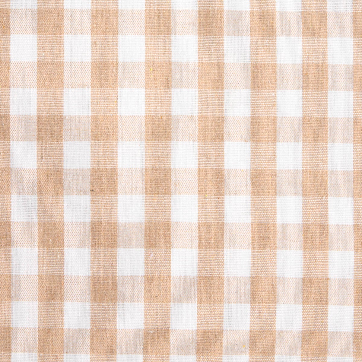 ABRIL Beige Checked Embroidered Pillowcase 45x45cm