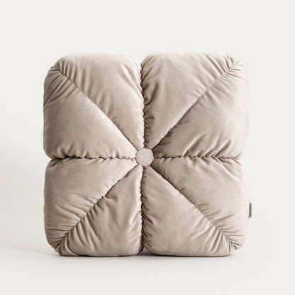 Poduszka Martina Beige Decorative Pillow with Stitching 45x45cm
