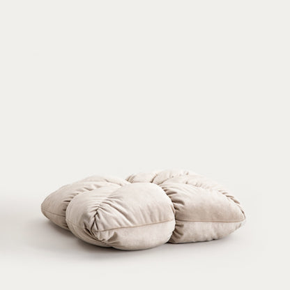 Poduszka Martina Beige Decorative Pillow with Stitching 45x45cm