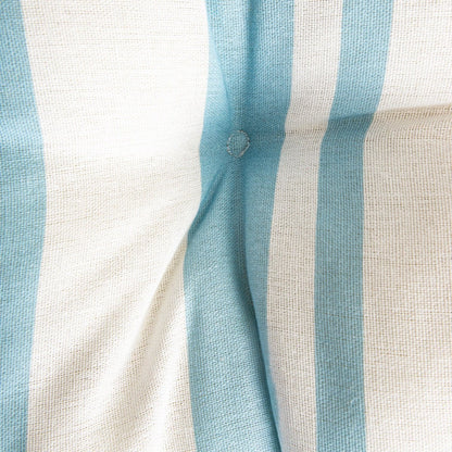 Poduszka EVELYN Blue Striped Quilted Decorative Pillow 50x50cm