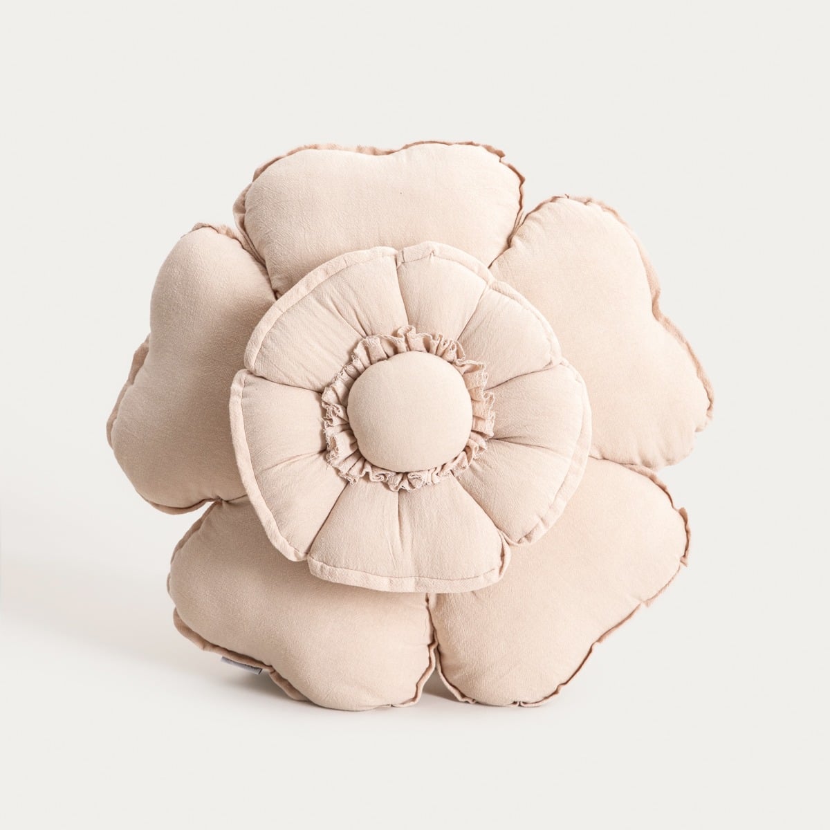 Josefina Flower-Shaped Cotton Cushion 45 cm