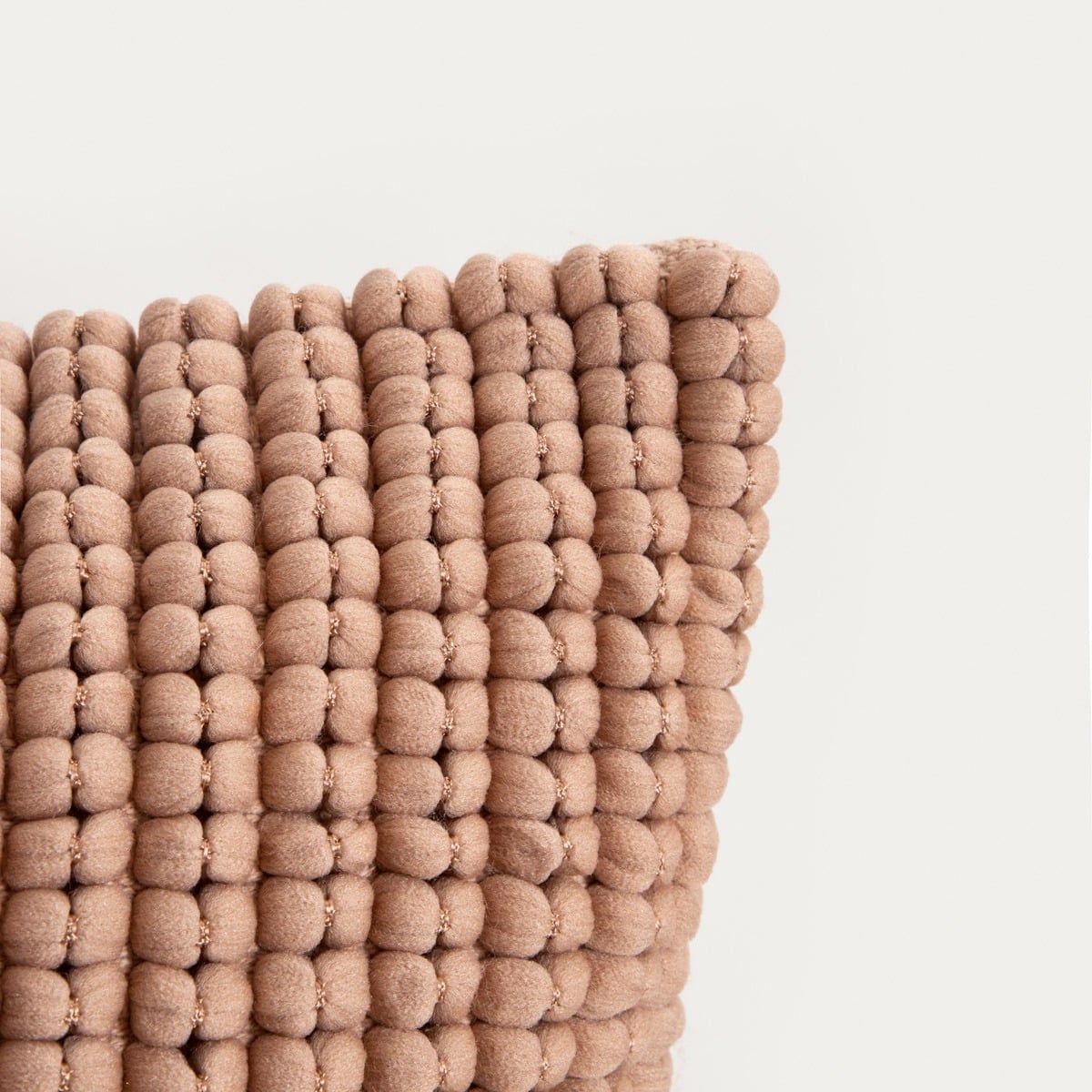 ASHA Beige Decorative Loop Weave Pillowcase 45x45cm