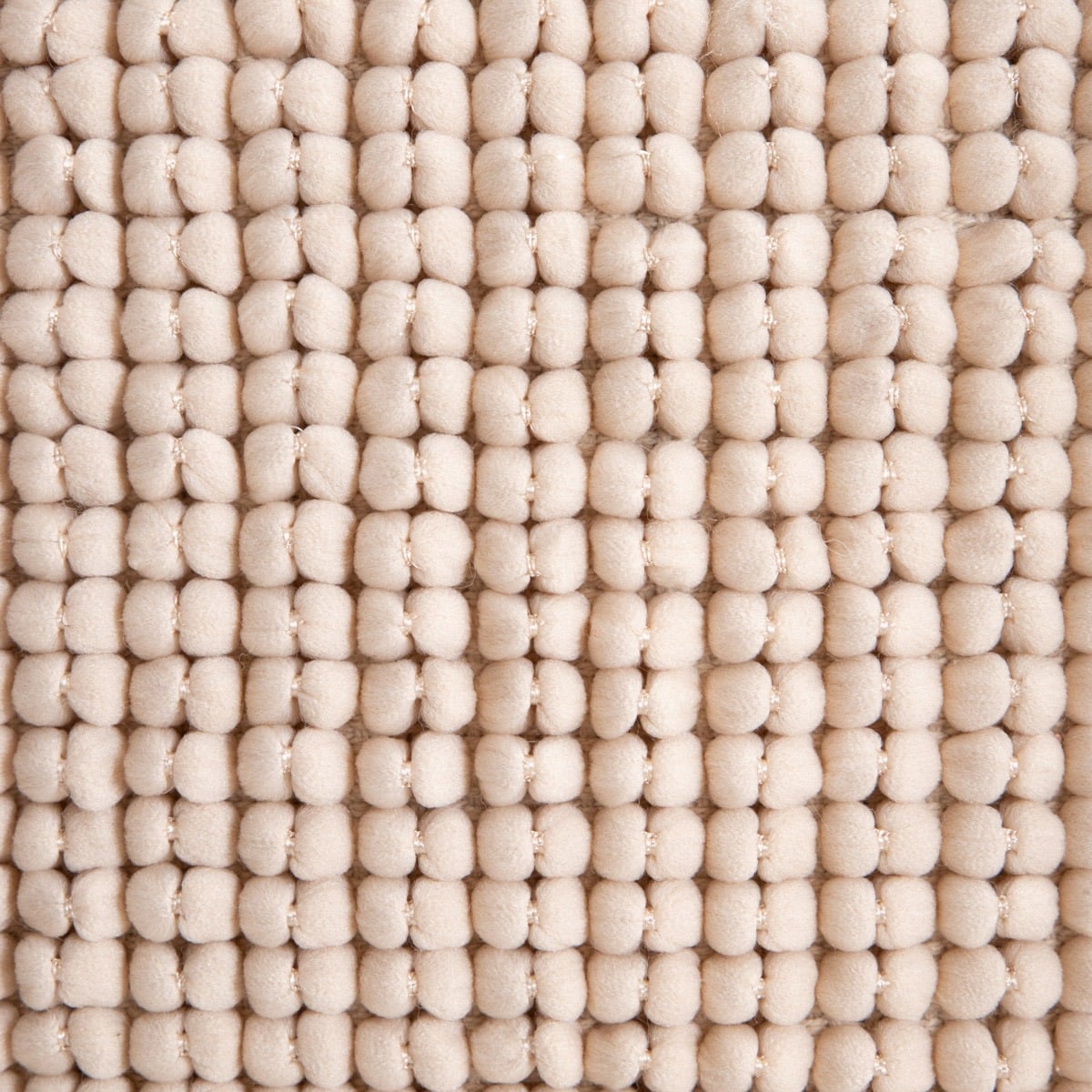 ASHA Ecru Decorative Loop Weave Pillowcase 45x45cm