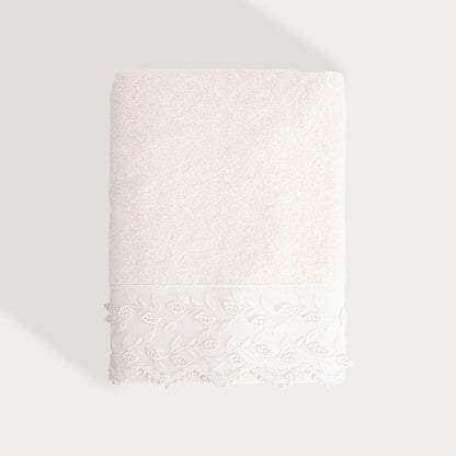 RAVELLO Decorative Embroidered Cotton Towel 70x130 cm