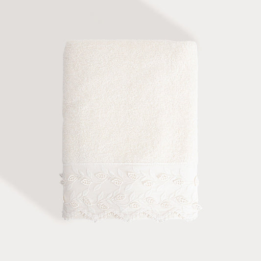 RAVELLO Decorative Embroidered Cotton Towel 70x130 cm