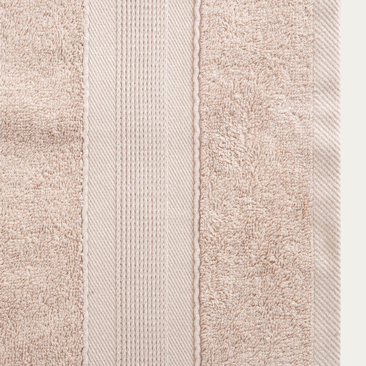 Beige Bamboo Blend Towel 50x90 cm - Soft & Absorbent