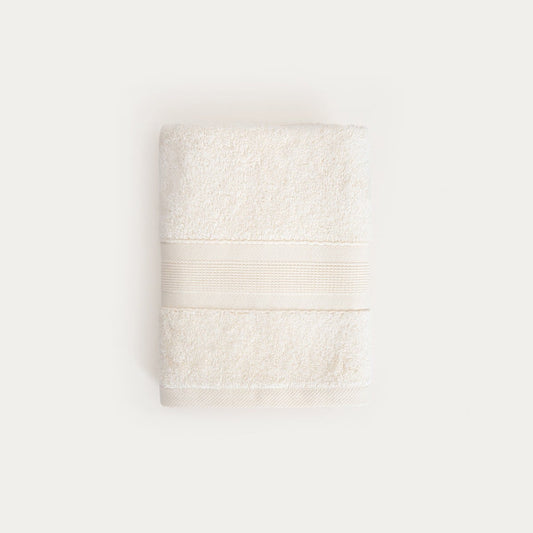 Bamboo Cotton Towel Ecru 50x90 cm Soft & Absorbent