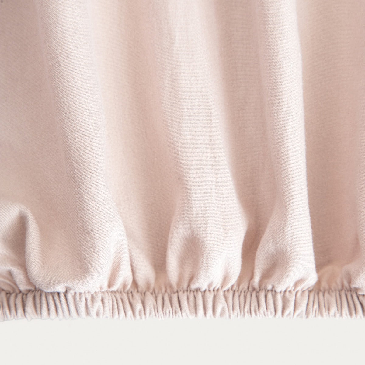 MAISY Washed Microfibre Beige Bed Sheet 90x200 cm