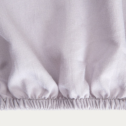MAISY Washed Microfibre Grey Bed Sheet 90x200 cm