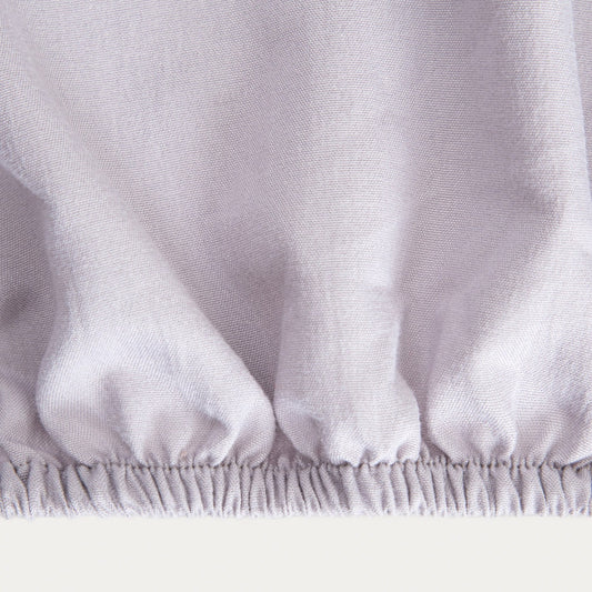 MAISY Washed Microfibre Grey Bed Sheet 90x200 cm