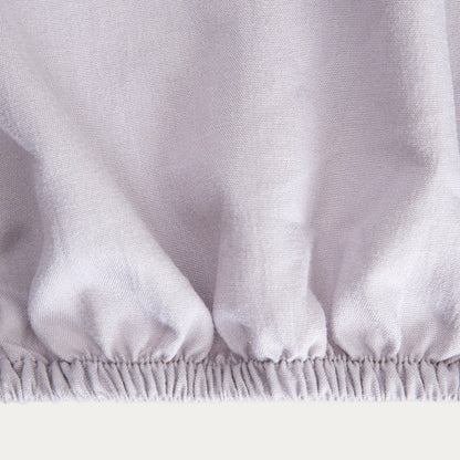 MAISY Washed Microfibre Grey Bed Sheet 140x200 cm