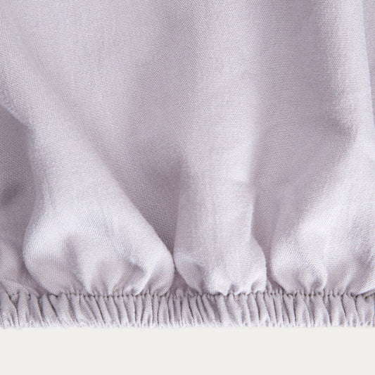 Maisy Washed Microfibre Grey Bed Sheet 140x200 cm