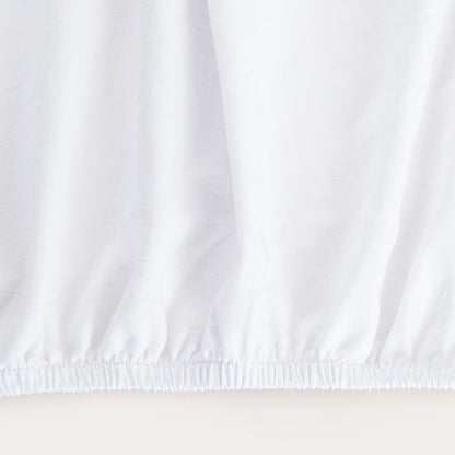 MAISY Washed White Microfibre Bed Sheet 140x200 cm
