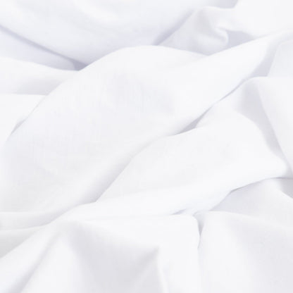 MAISY Washed White Microfibre Bed Sheet 140x200 cm