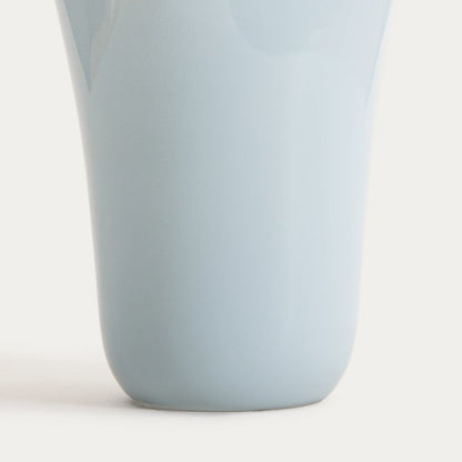 Wazon VEYORA Blue Glass Vase with Wavy Edge 20x20x20 cm