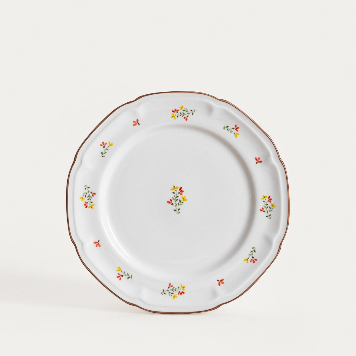 GRETA Dinner Plate with Flowers 27 cm