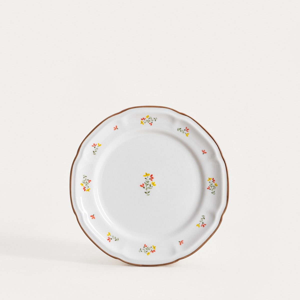GRETA Dessert Plate with Flowers 21 cm